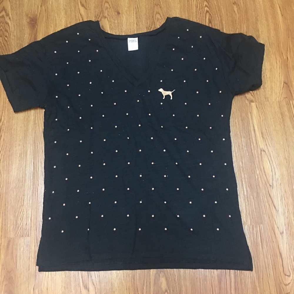 PINK bling legging tee